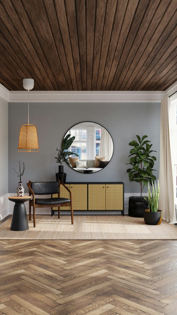 Light Grey Accent Wall
